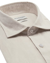 BS Ricciardo Casual Slim Fit Skjorta - Sand