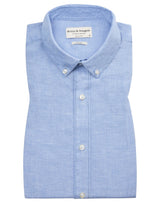 BS Sainz Casual Slim Fit Skjorta - Light Blue