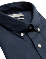 BS Sainz Casual Slim Fit Skjorta - Navy