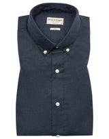 BS Sainz Casual Slim Fit Skjorta - Navy