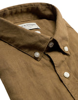 BS Sainz Casual Slim Fit Skjorta - Ochre