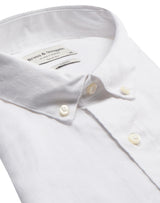 BS Sainz Casual Slim Fit Skjorta - White