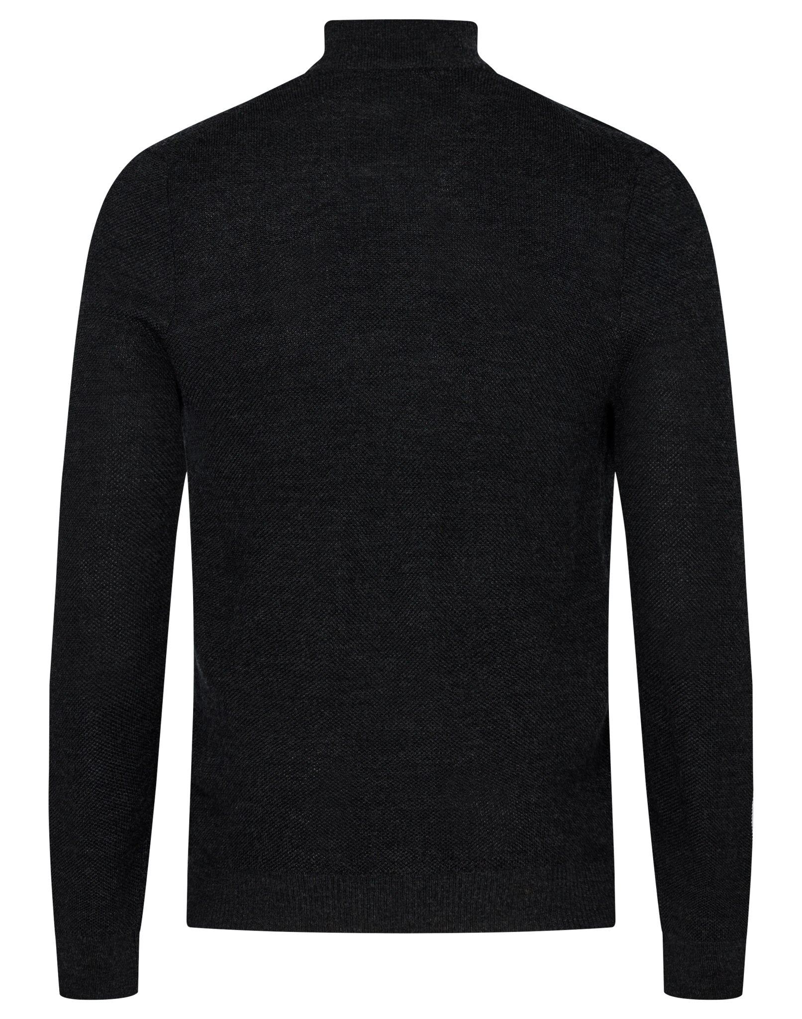 BS Conrad regular fit Stickad tröja - Charcoal