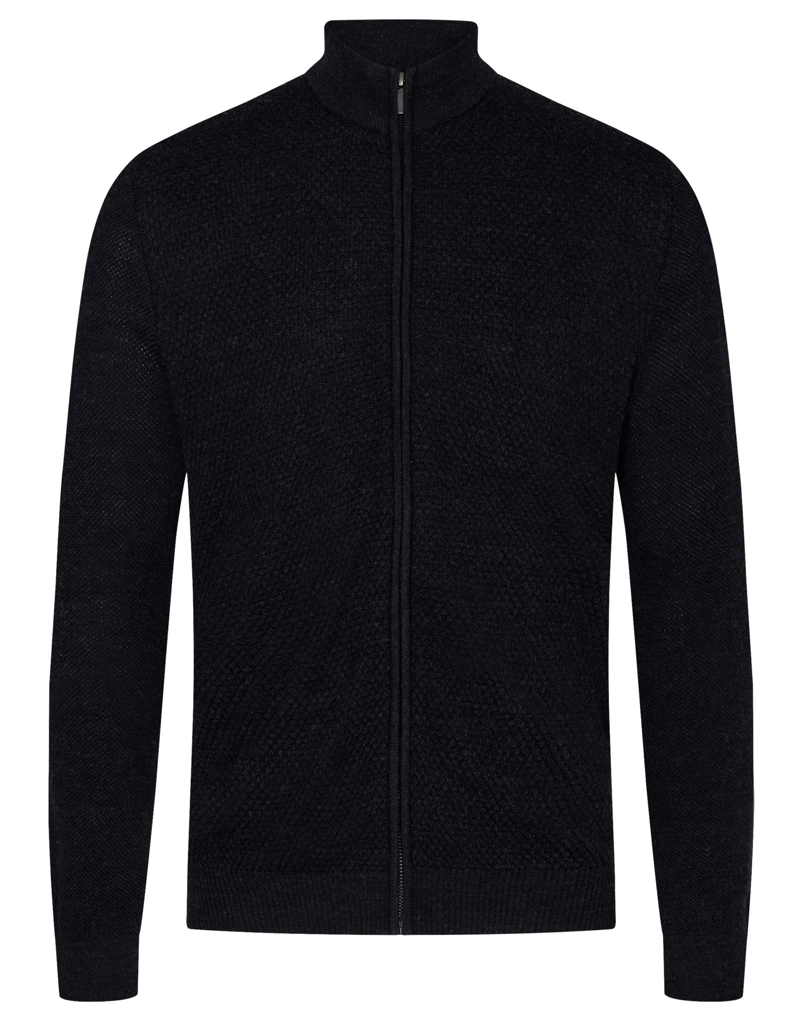 BS Conrad regular fit Stickad tröja - Thunder