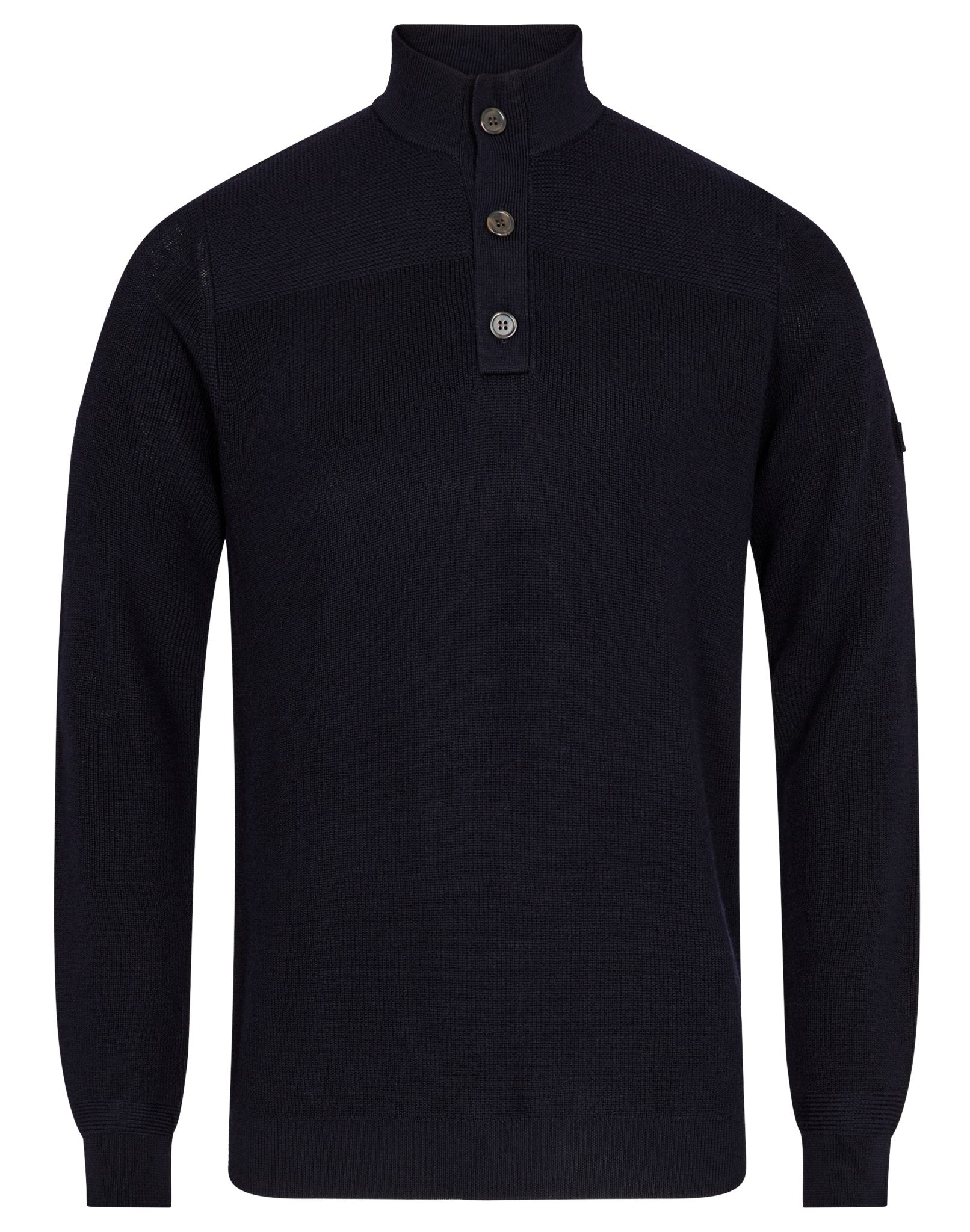 BS Elliot regular fit Strik - Marinblå
