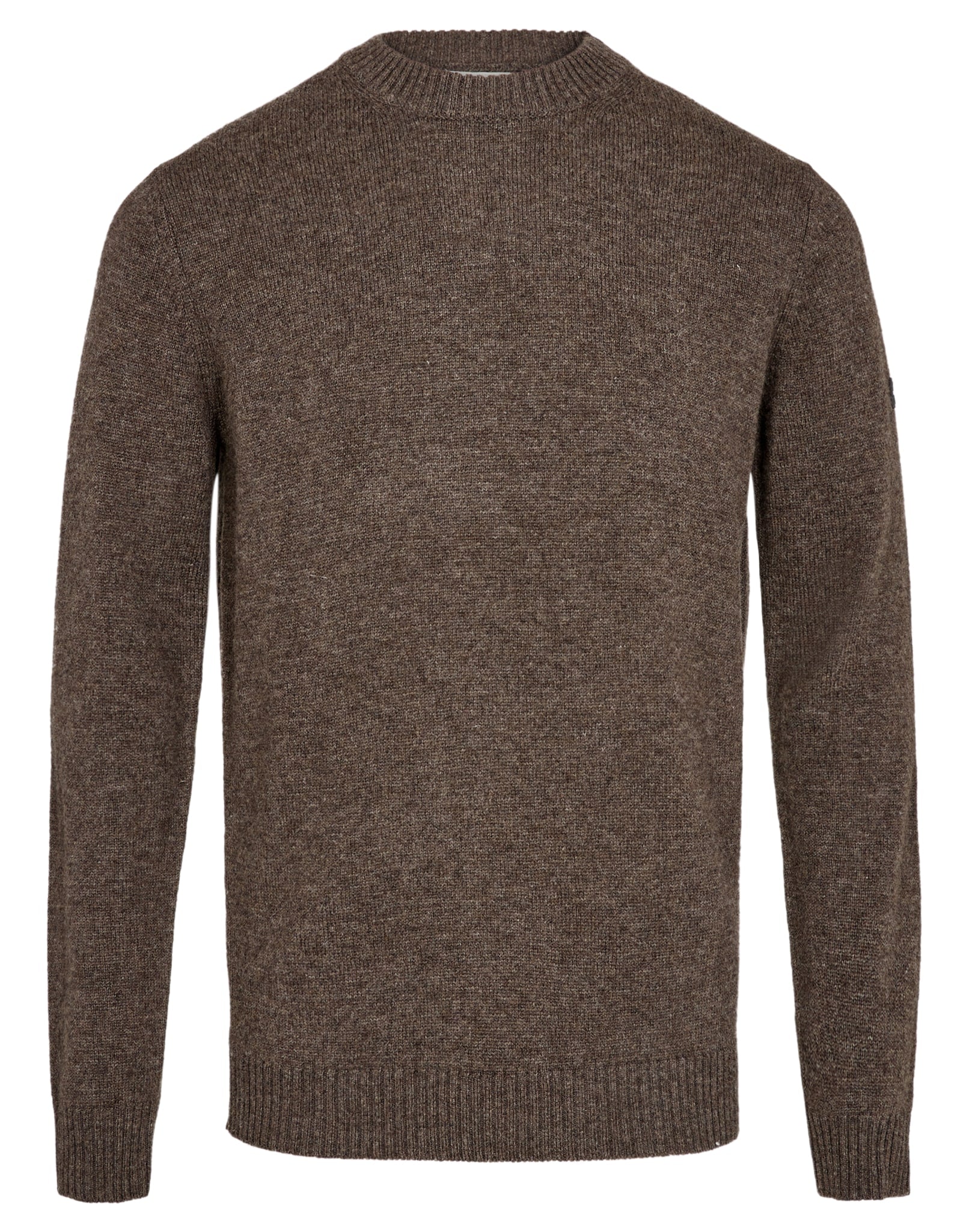 BS Hugo regular fit Stickad tröja - Brown