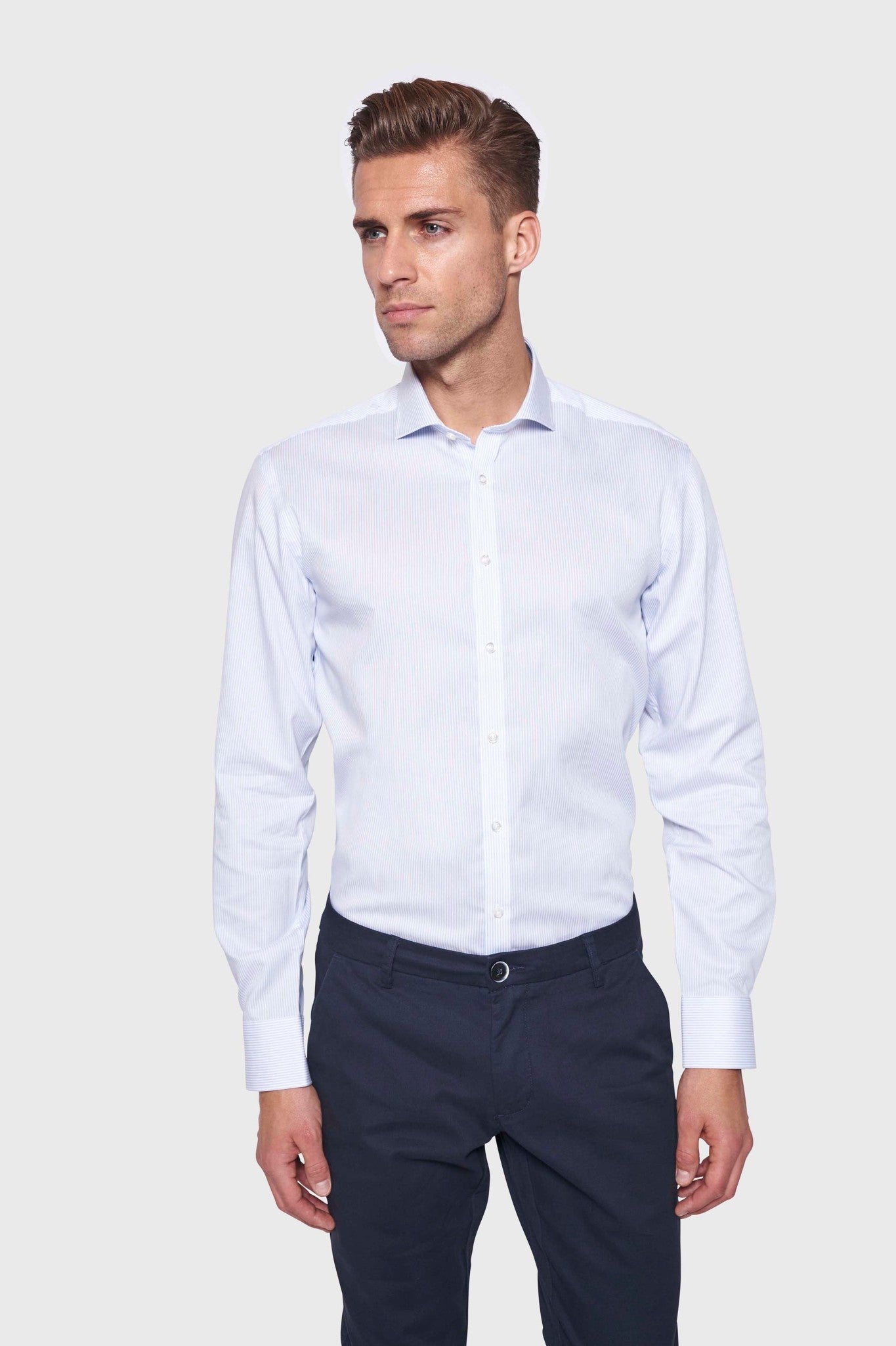 BS Becker Modern Fit Skjorta Ljusblå - Ljusblå