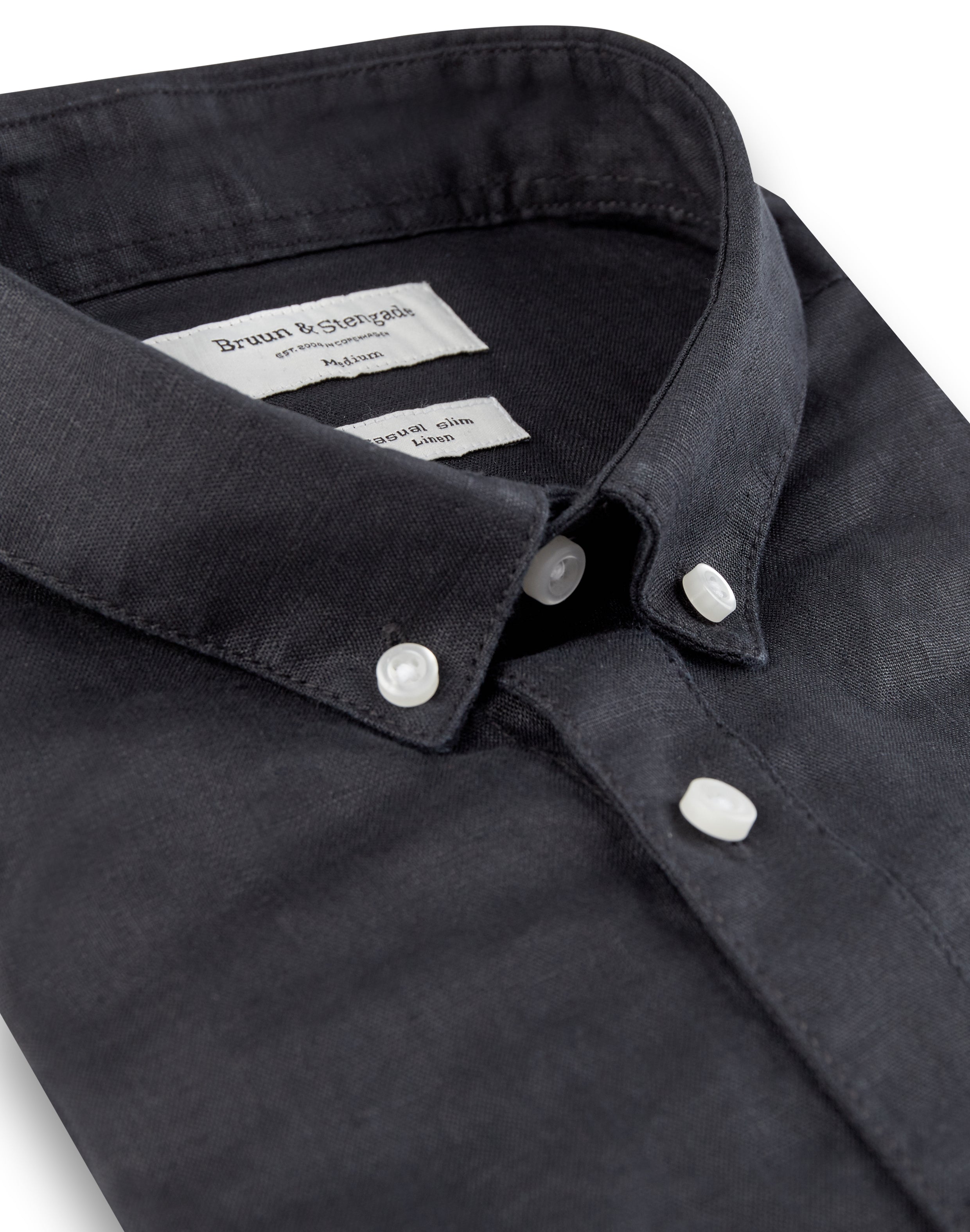 BS Chiba Slim Fit Skjorta Svart