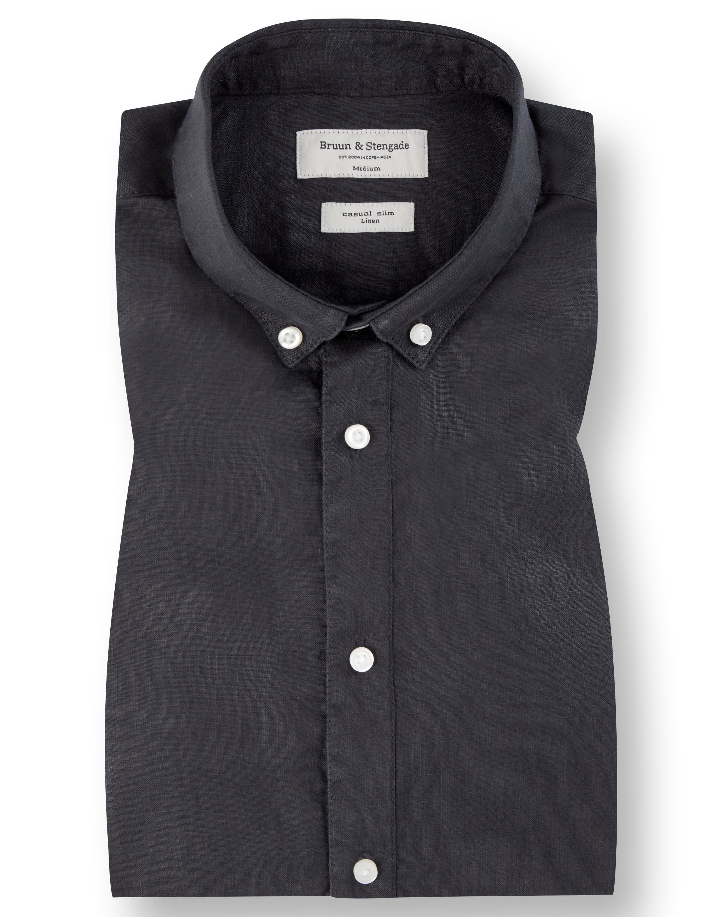 BS Chiba Slim Fit Skjorta Svart