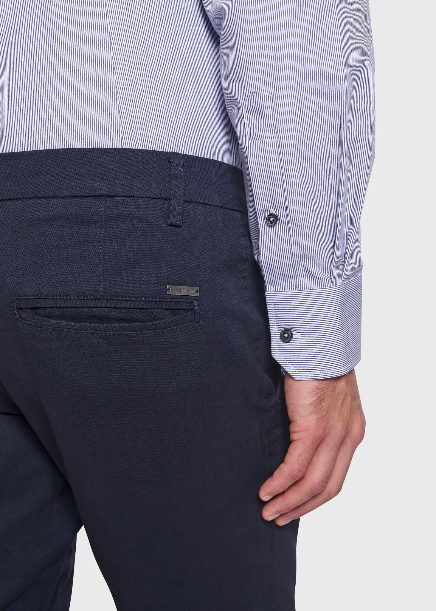 BS Ridley Slim Fit Skjorta Blå - Blå