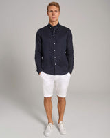 BS Carlos Casual Modern Fit Skjorta - Navy