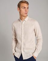 BS Carlos Casual Modern Fit Skjorta - Sand