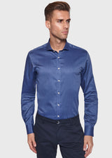 BS Trotter Slim Fit Skjorta Blue - Blue