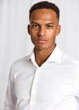 BS Miles Slim Fit Skjorta - White