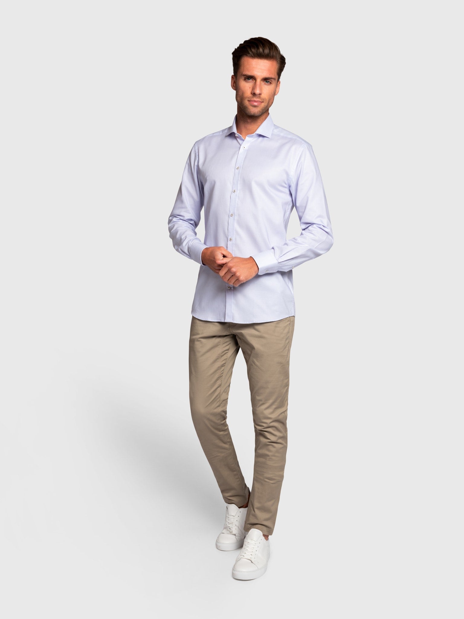 BS Todd Slim Fit Skjorta - Purple