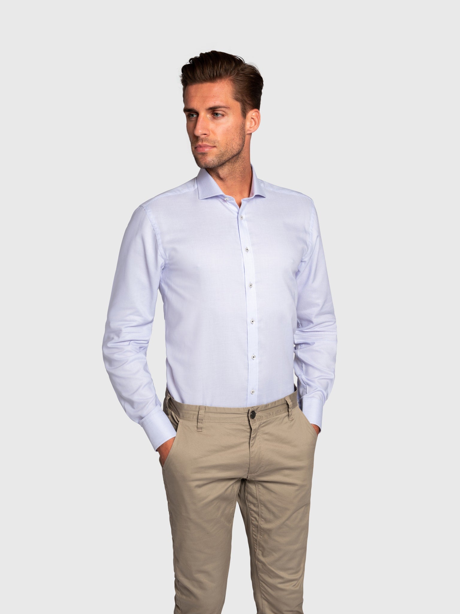 BS Todd Slim Fit Skjorta - Purple