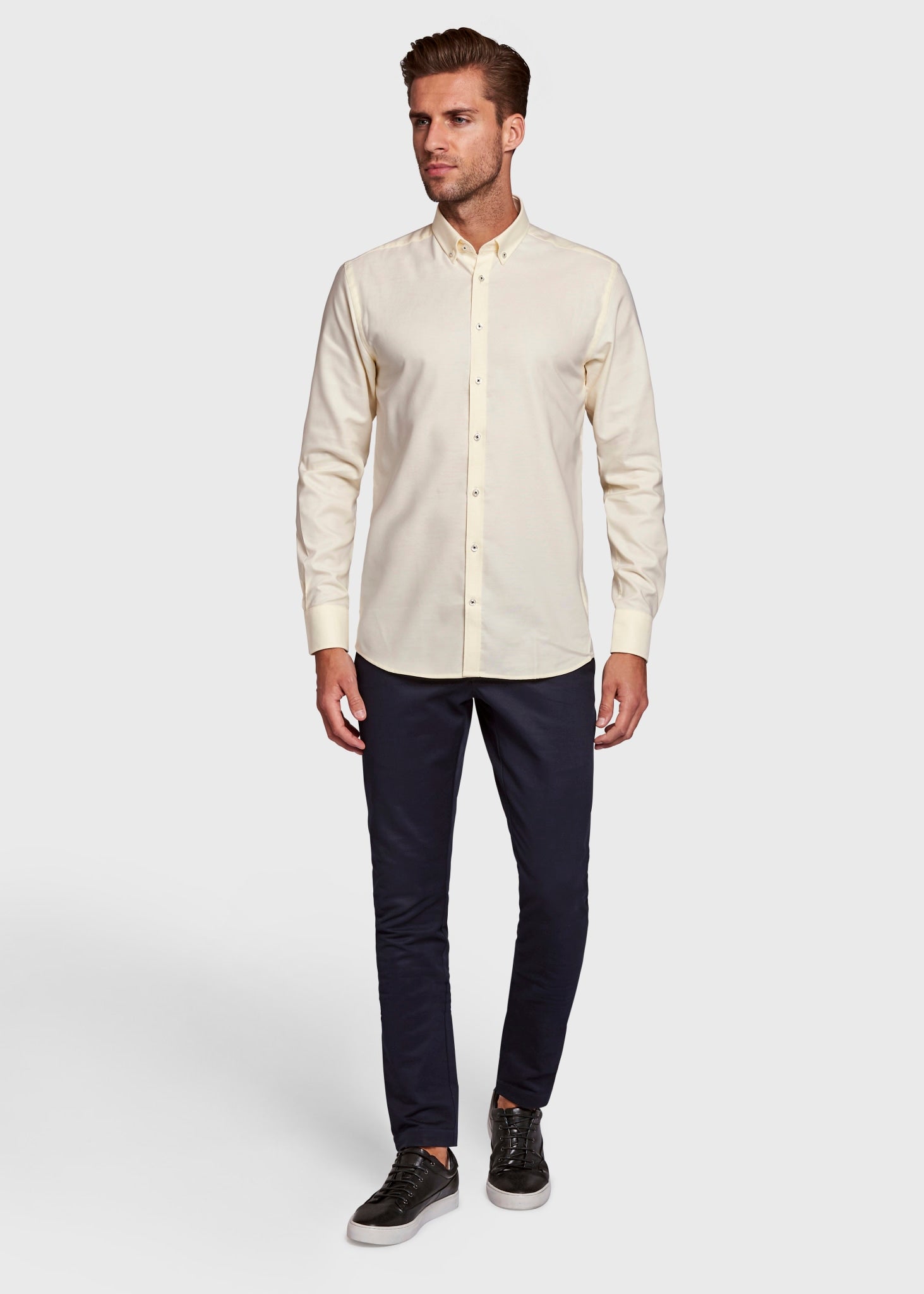 BS Muller Modern Fit Skjorta - Yellow
