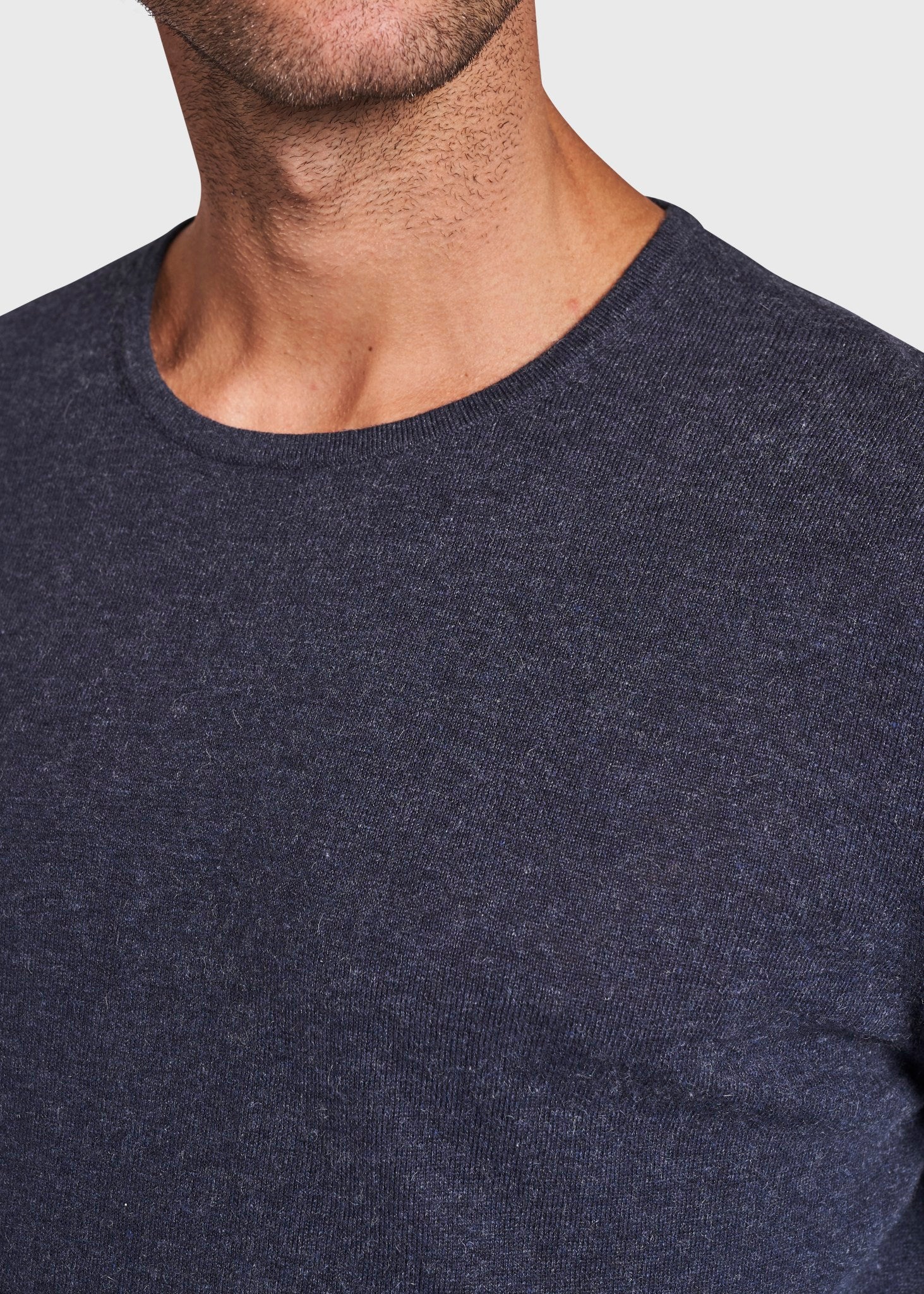 BS Gaspard Regular Fit Stickad tröja - Thunder