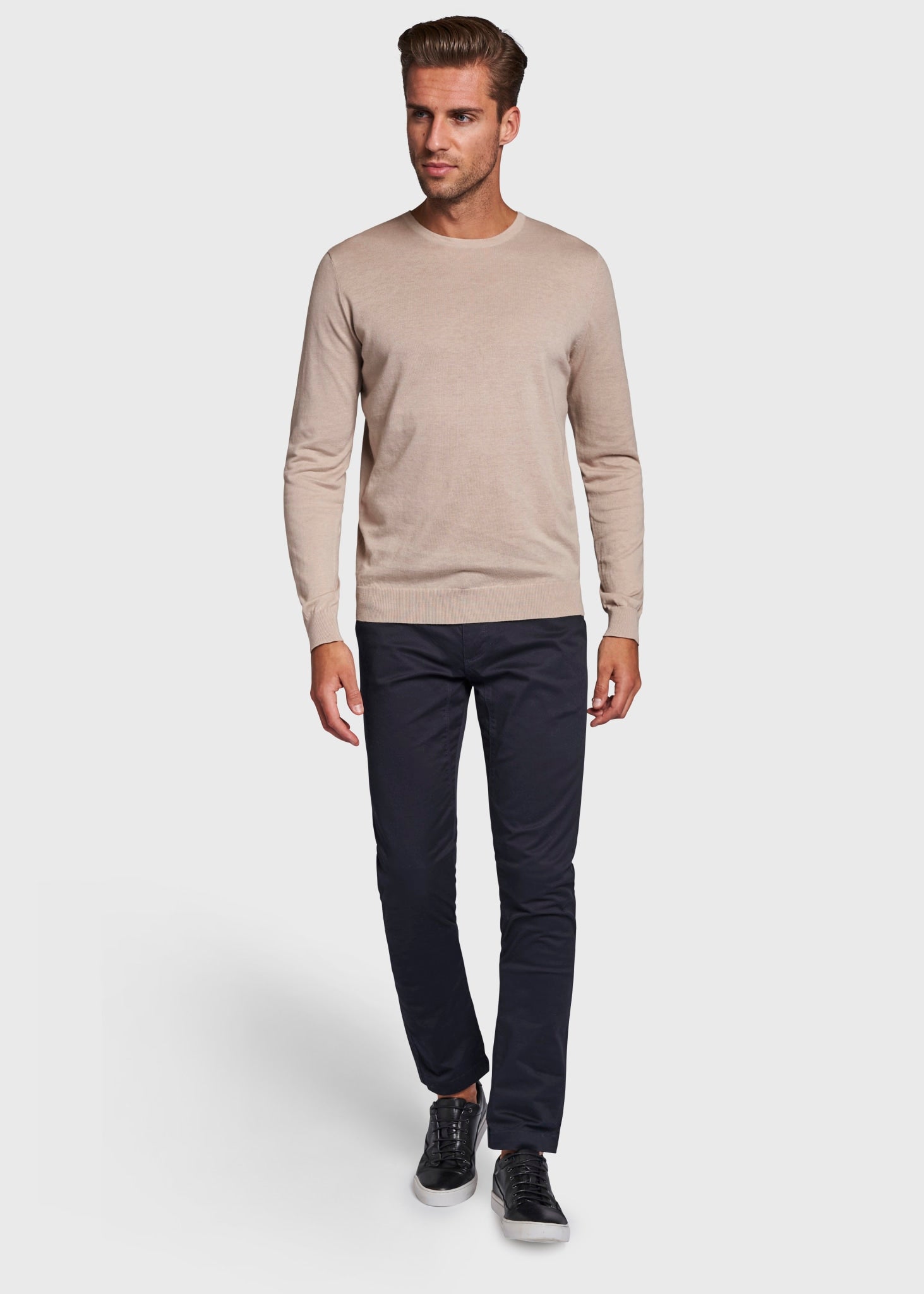 BS Scolette Regular Fit Stickad tröja - Brown