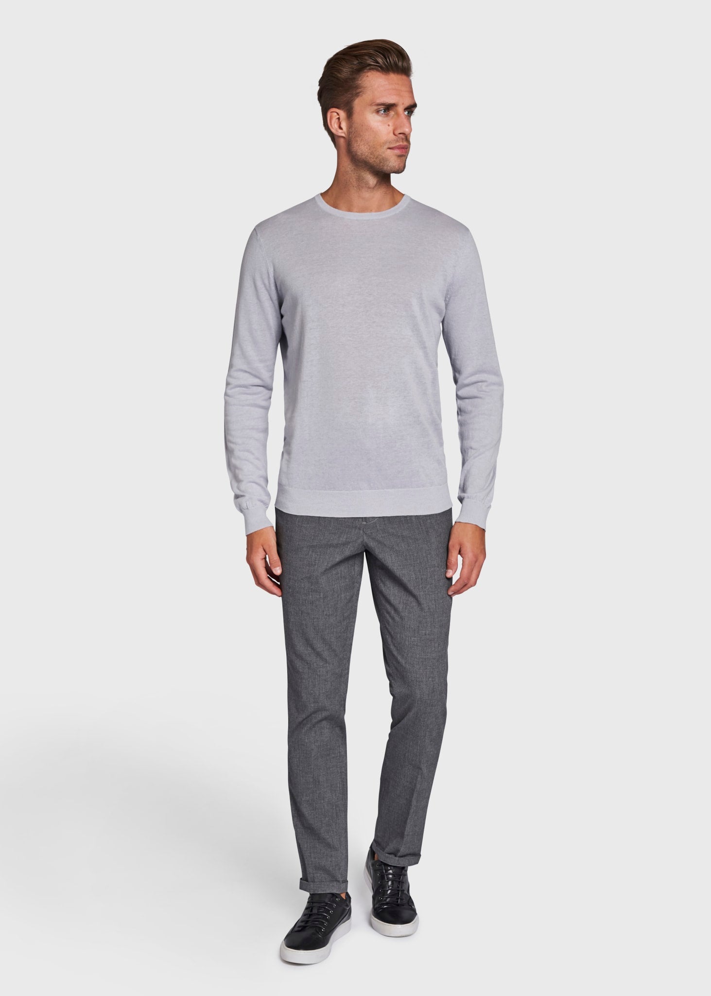 BS Scolette Regular Fit Stickad tröja - Sky