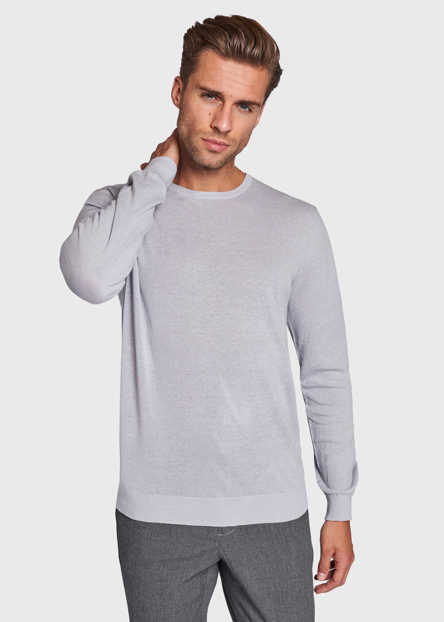 BS Scolette Regular Fit Stickad tröja - Sky