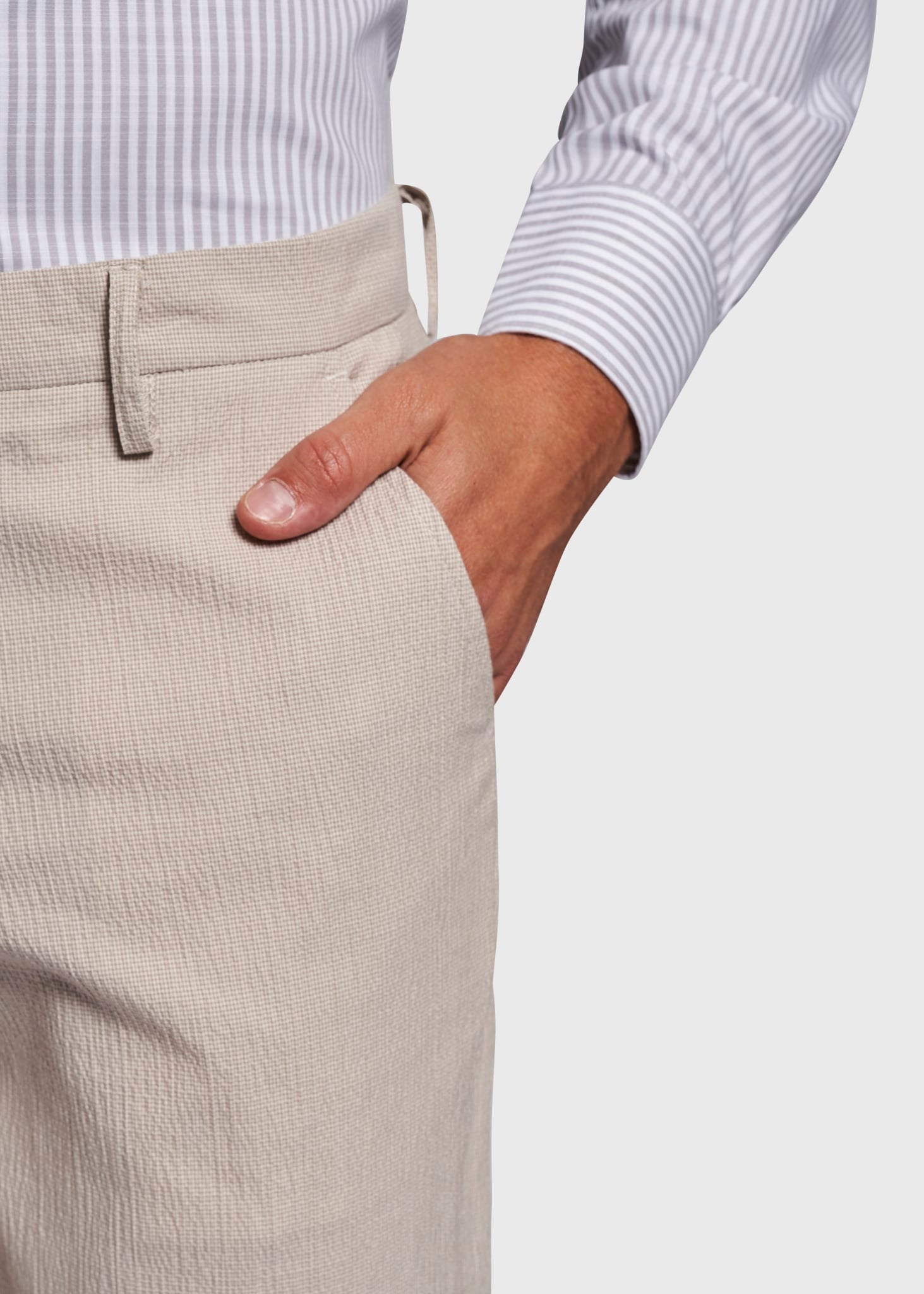 BS Marvel Slim Fit Byxor - Sand