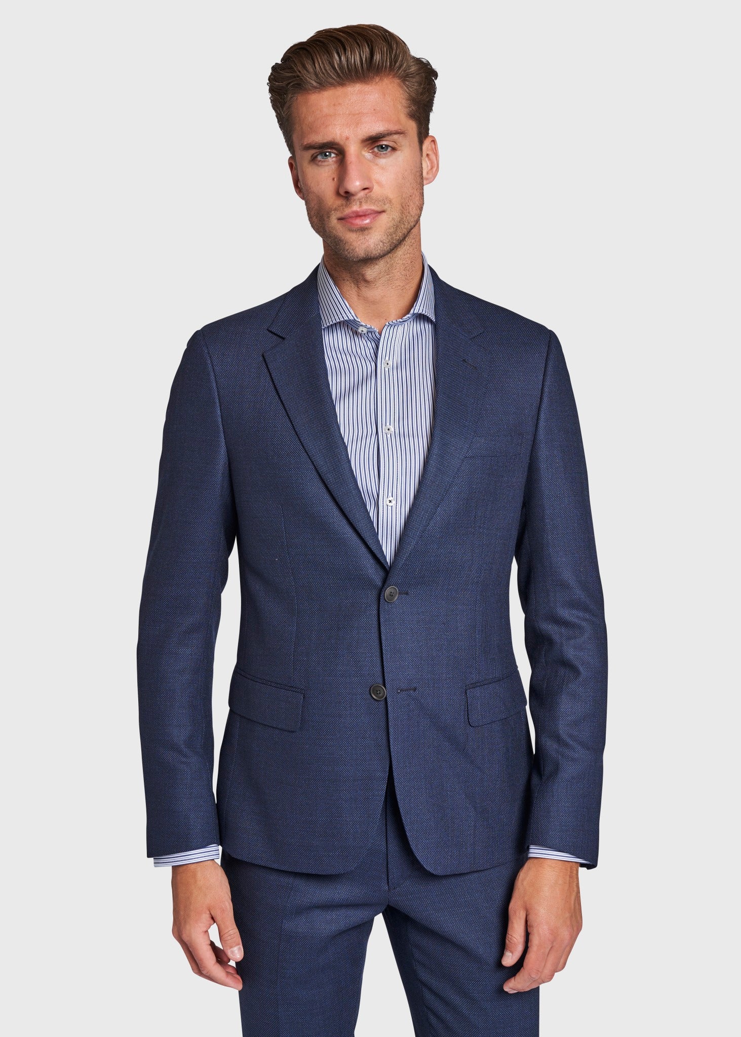 BS Abruzzo Slim Fit Kavaj - Marinblå