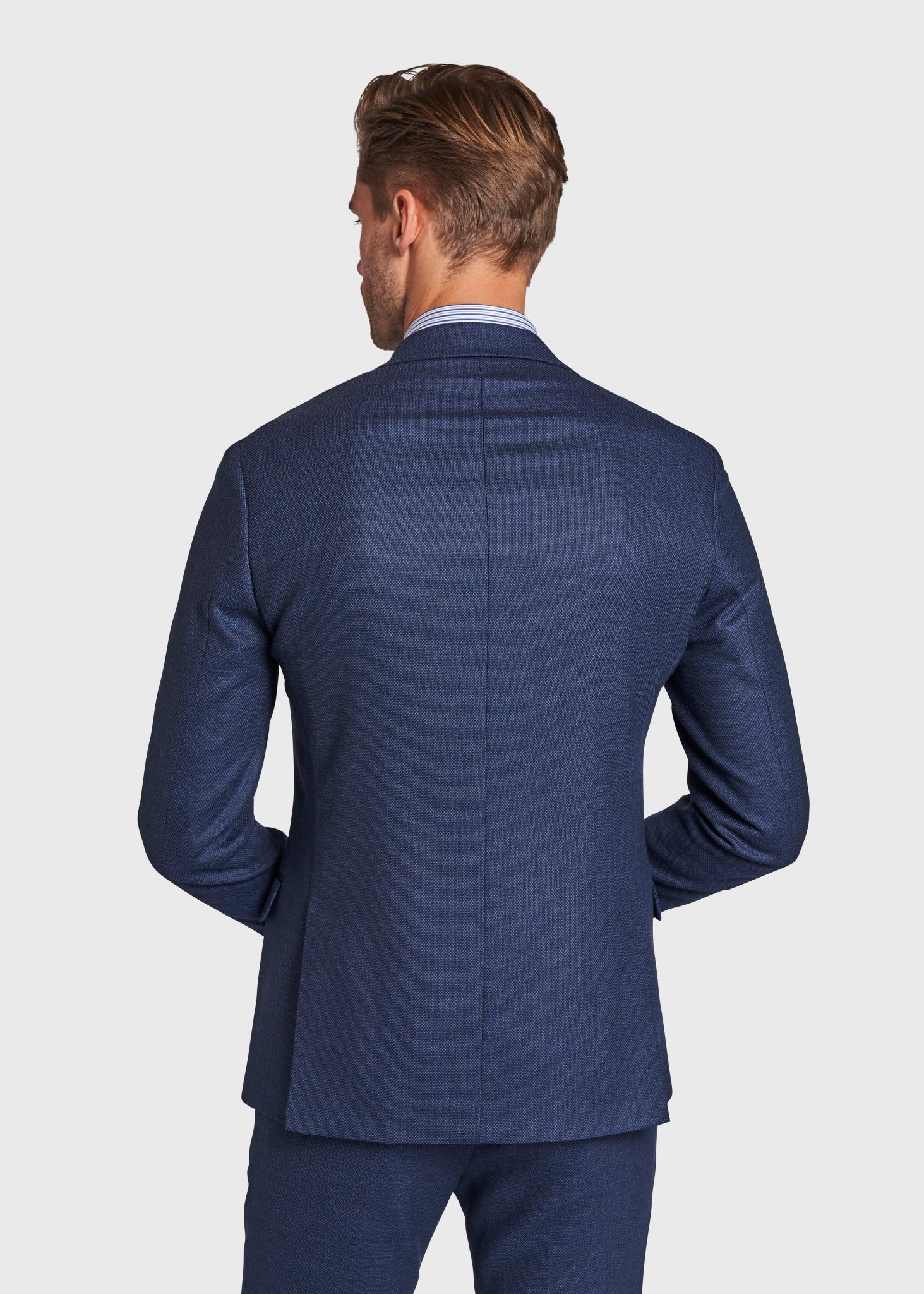 BS Abruzzo Slim Fit Kavaj - Marinblå