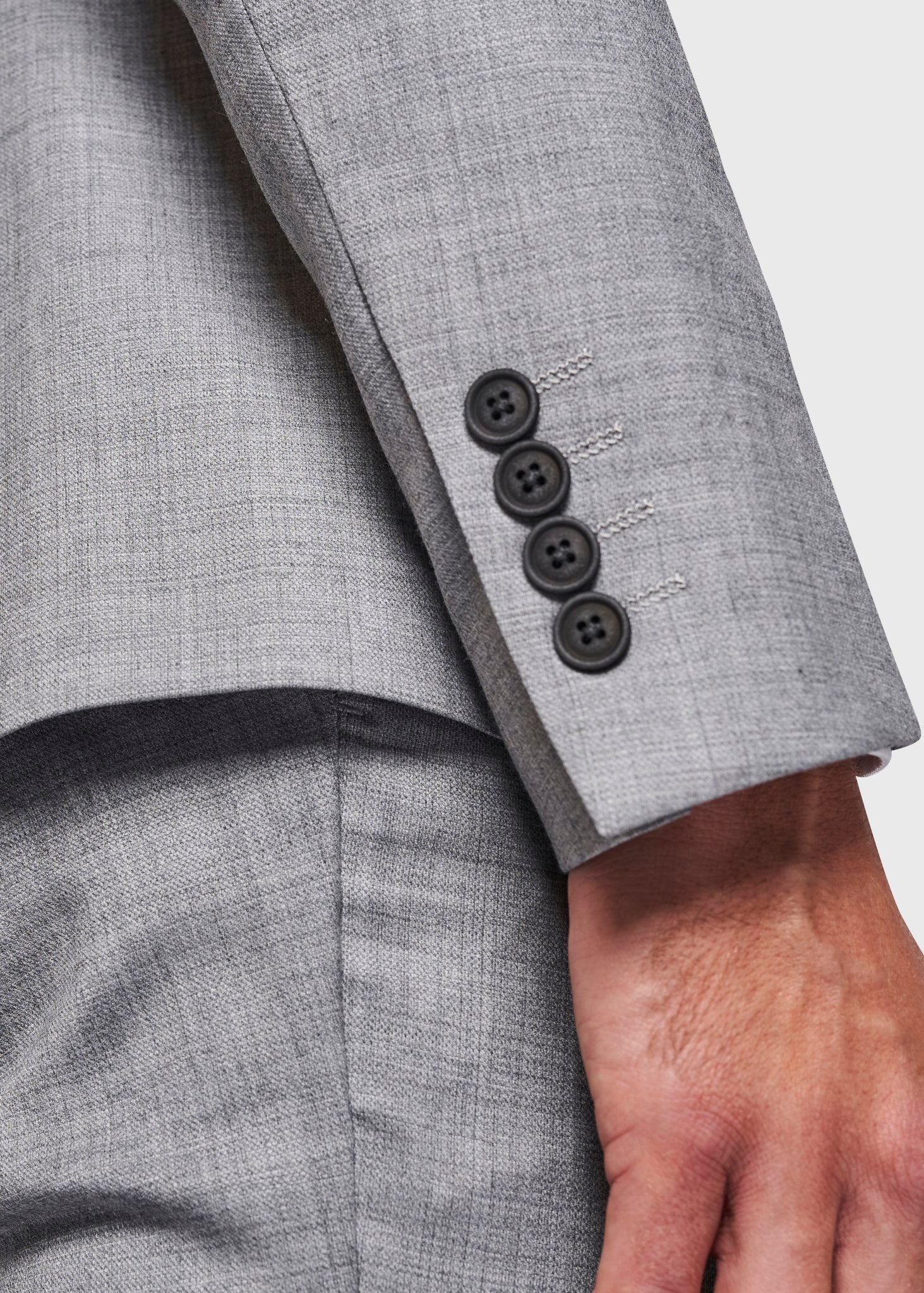 BS Alsace Slim Fit Kavaj - Grå