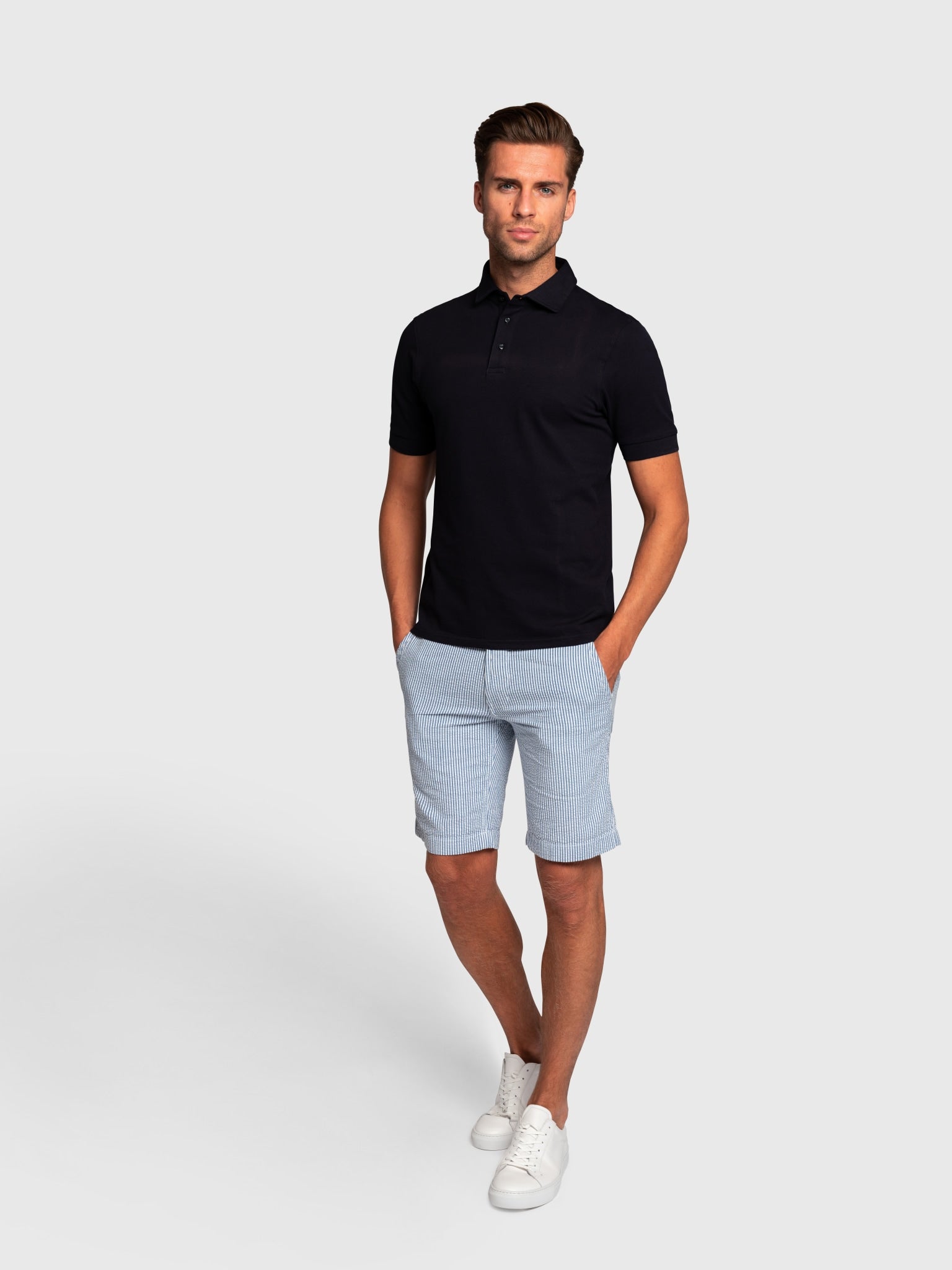 BS Fiji Regular Fit Pikétröja - Navy