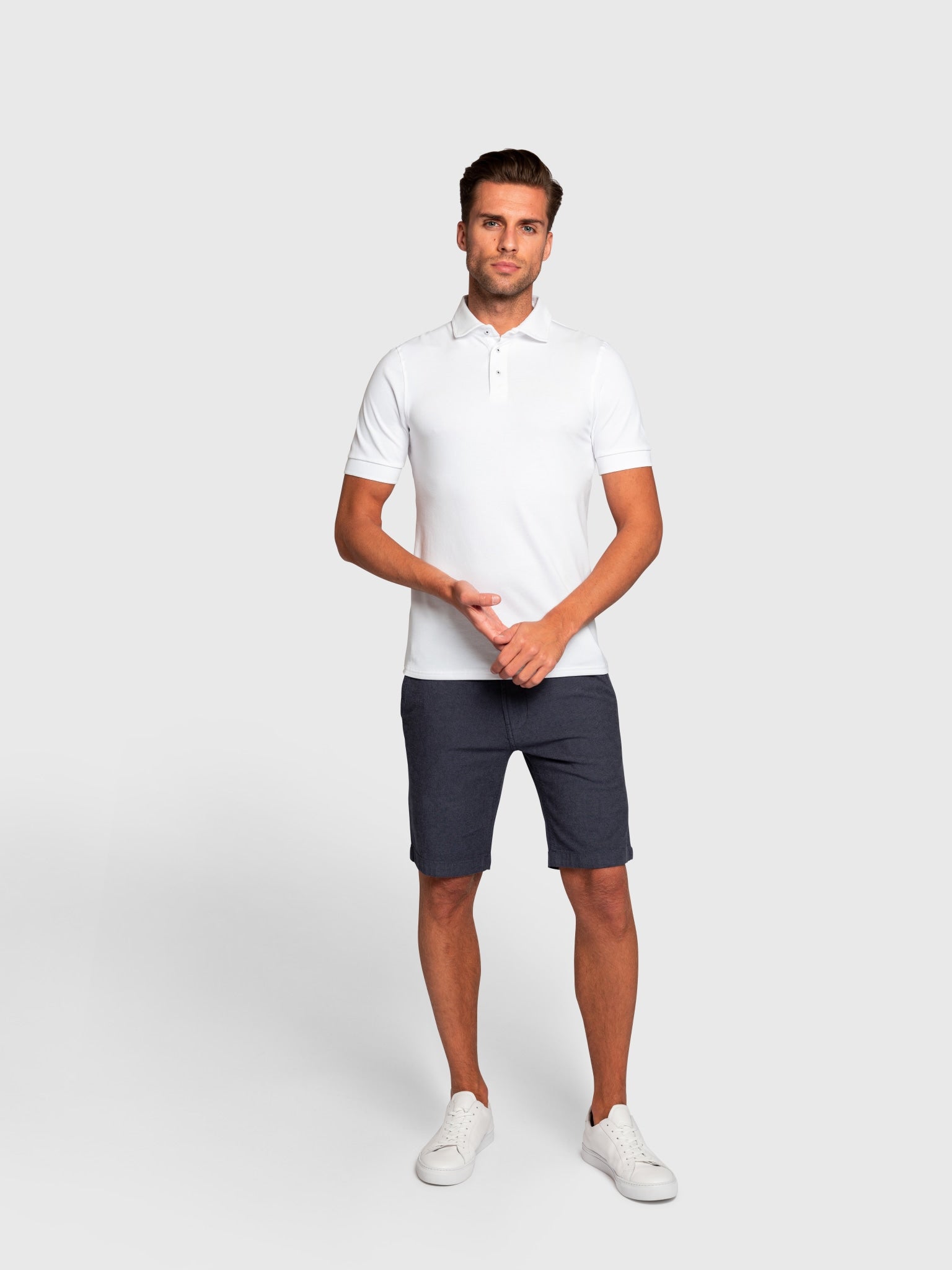 BS Fiji Regular Fit Pikétröja - Vit