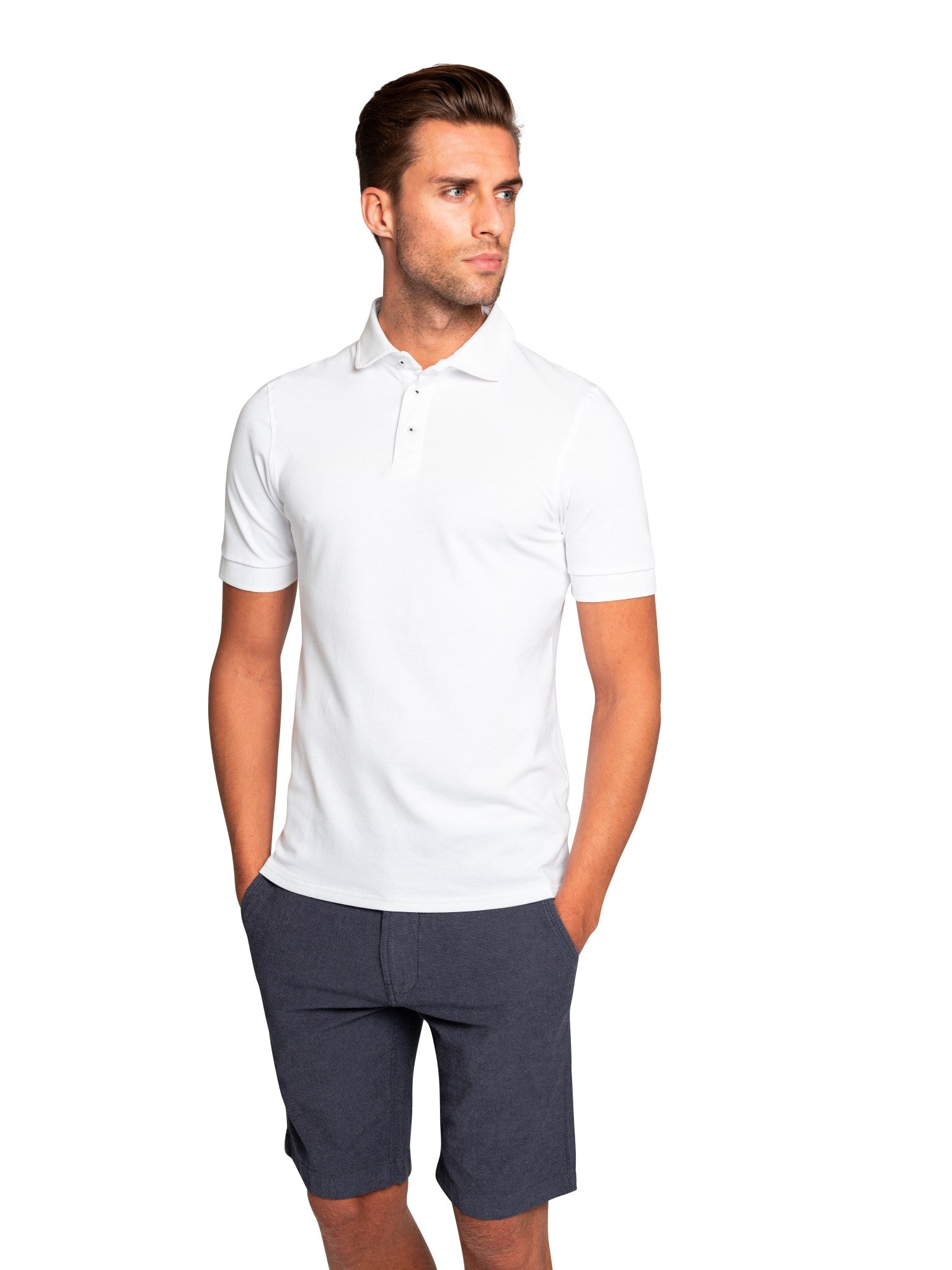 BS Fiji Regular Fit Pikétröja - Vit