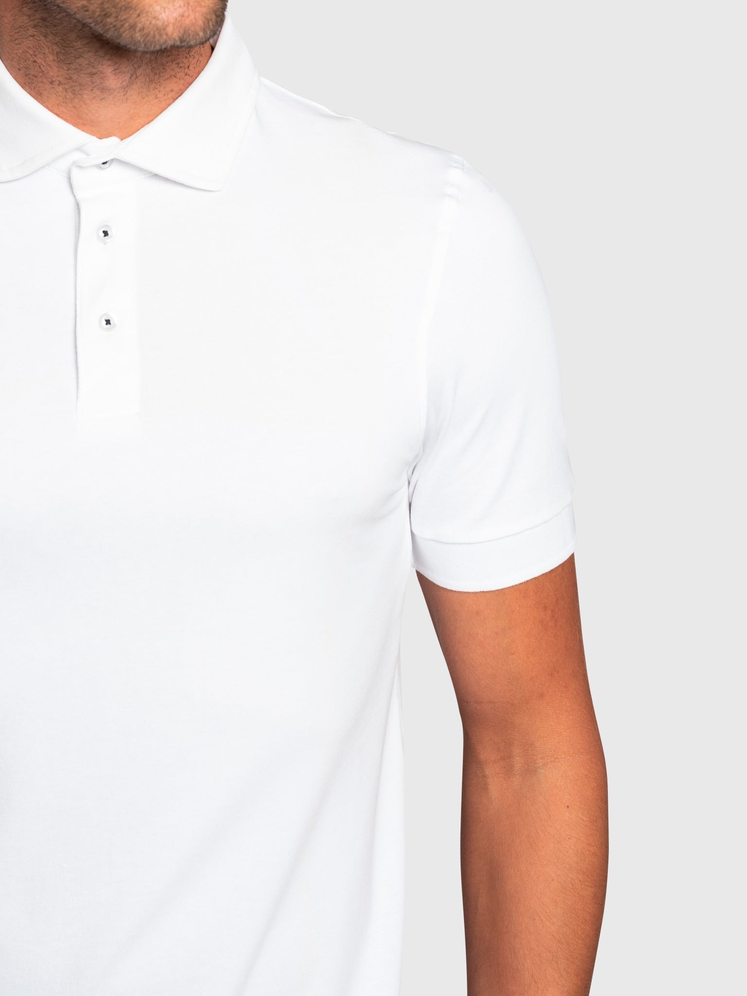 BS Fiji Regular Fit Pikétröja - Vit