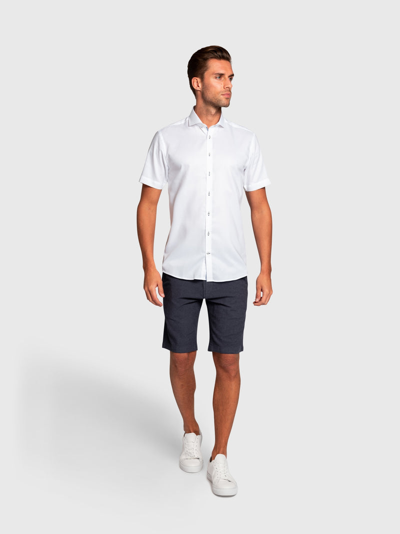 BS Bengala Modern Fit Skjorta - White