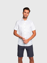 BS Bengala Modern Fit Skjorta - White
