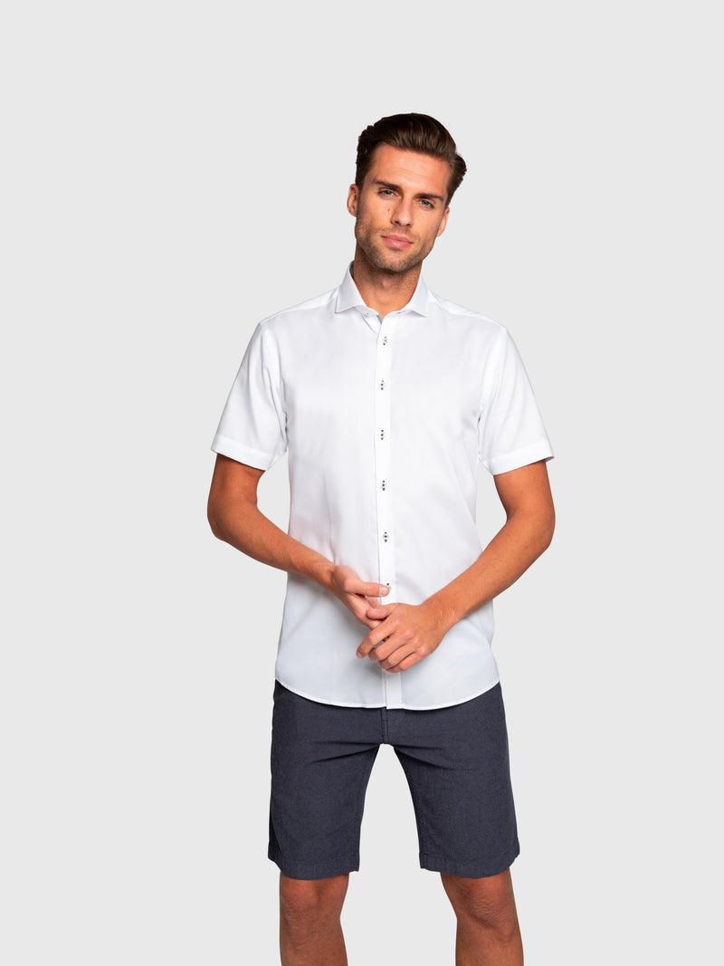 BS Bengala Modern Fit Skjorta - White