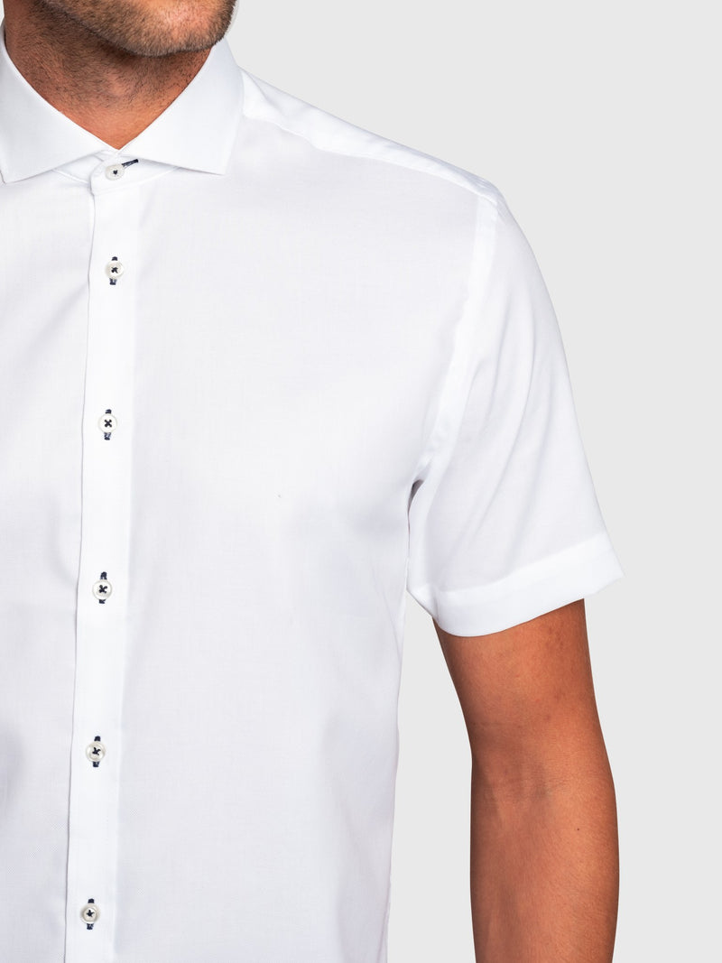 BS Bengala Modern Fit Skjorta - White