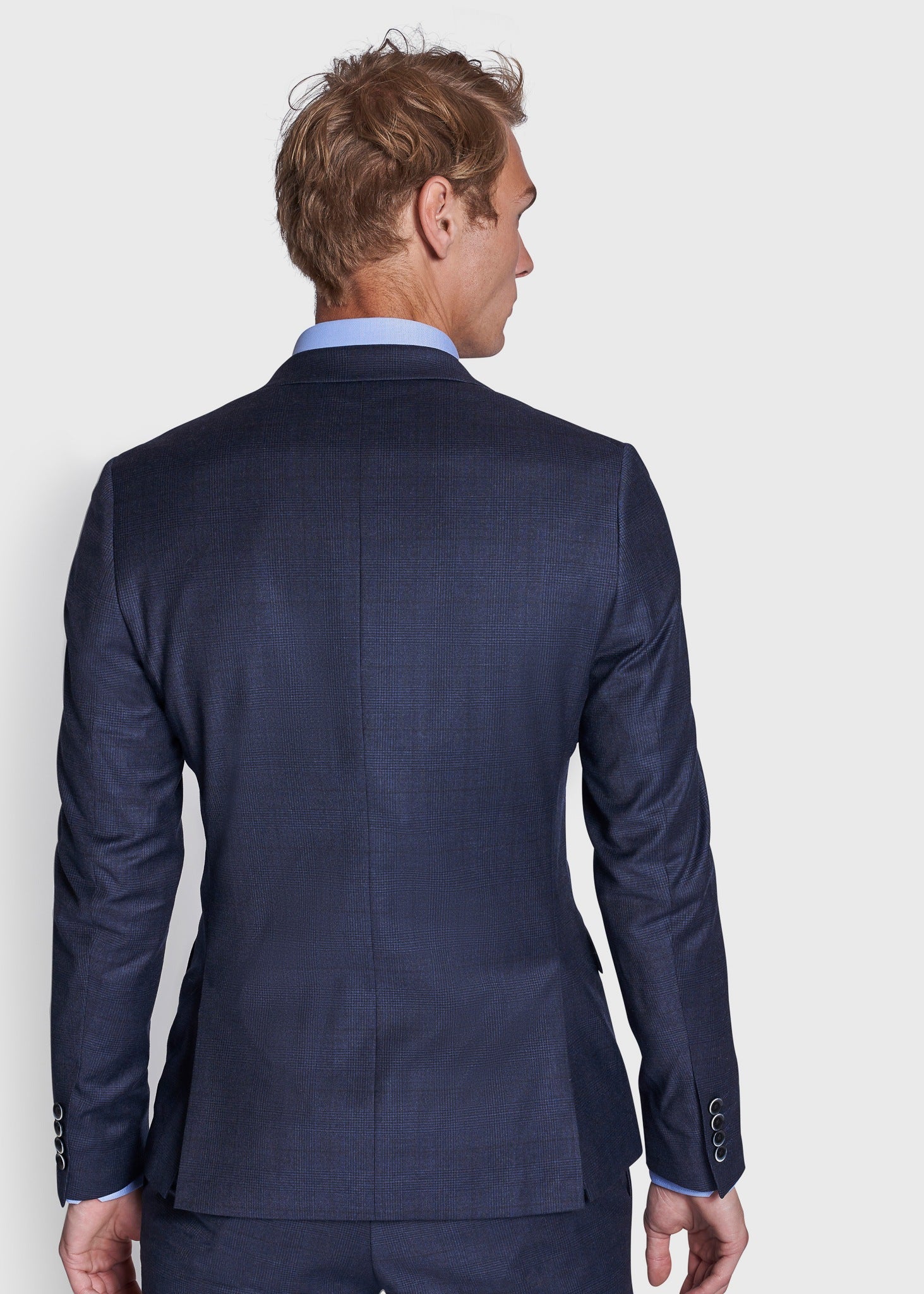 BS Josty Slim Fit Kavaj - Marinblå