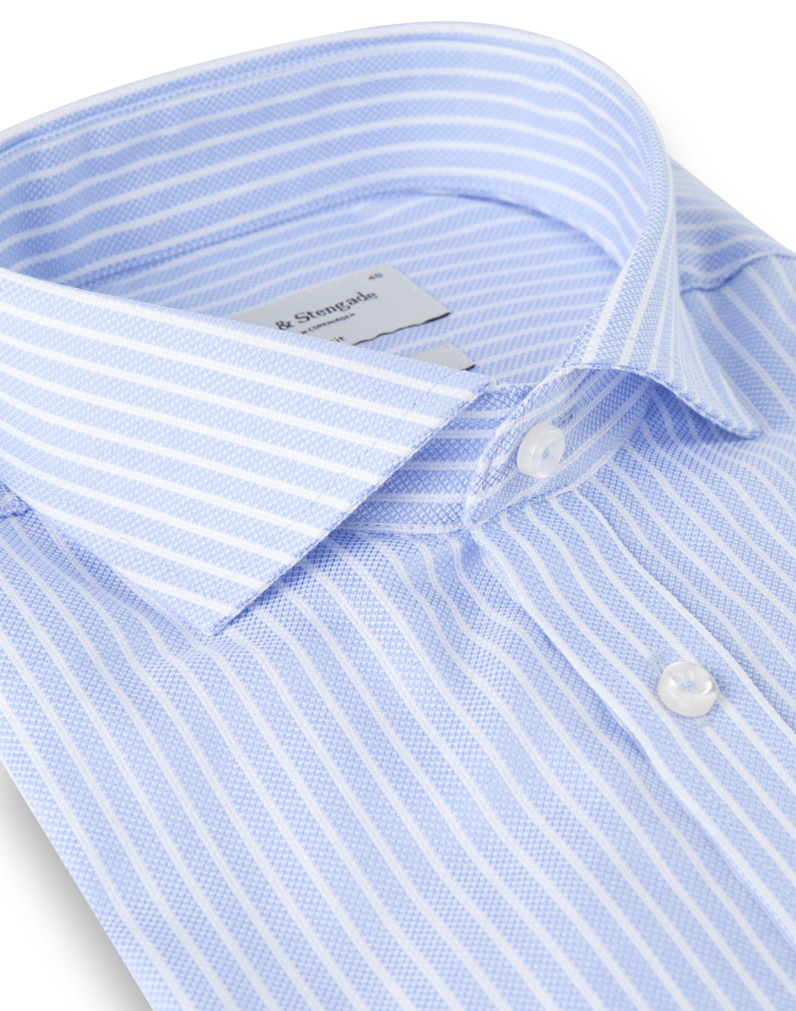 BS Dylan Slim Fit Skjorta - Ljusblå