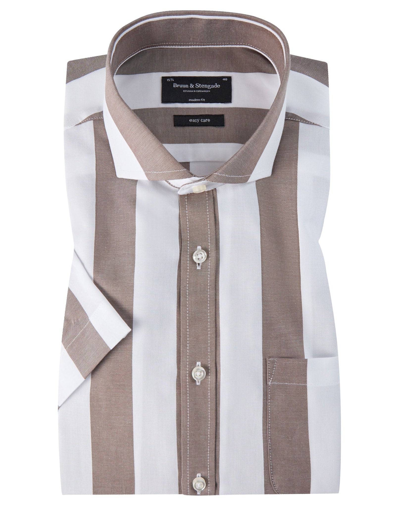 BS Hector Modern Fit Skjorta - Brown