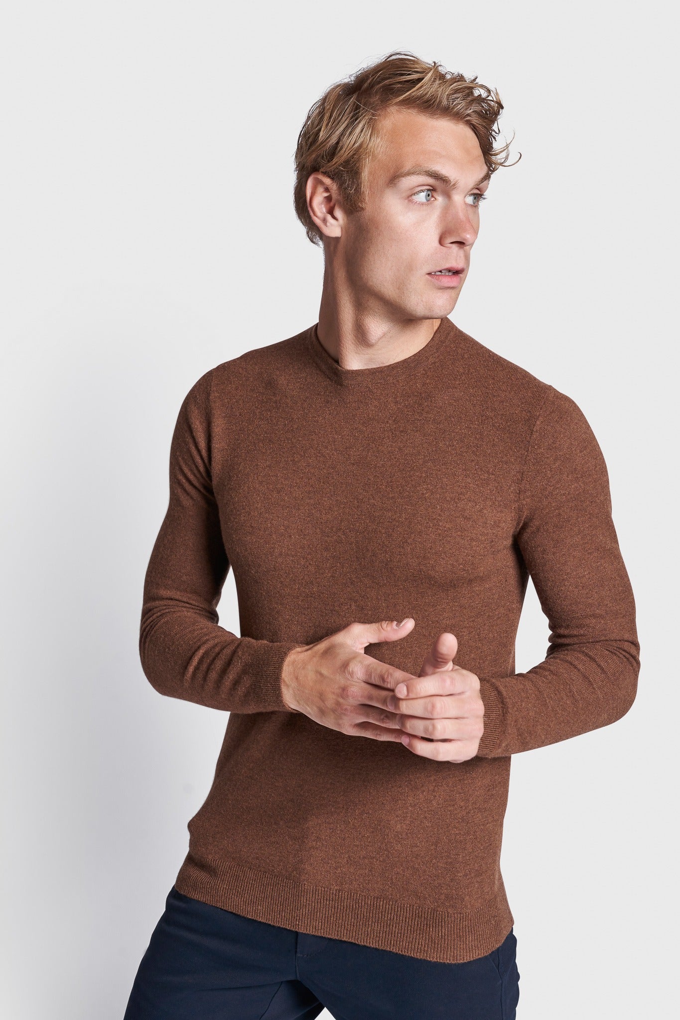 BS Nadal Regular Fit Tröja - Tobacco