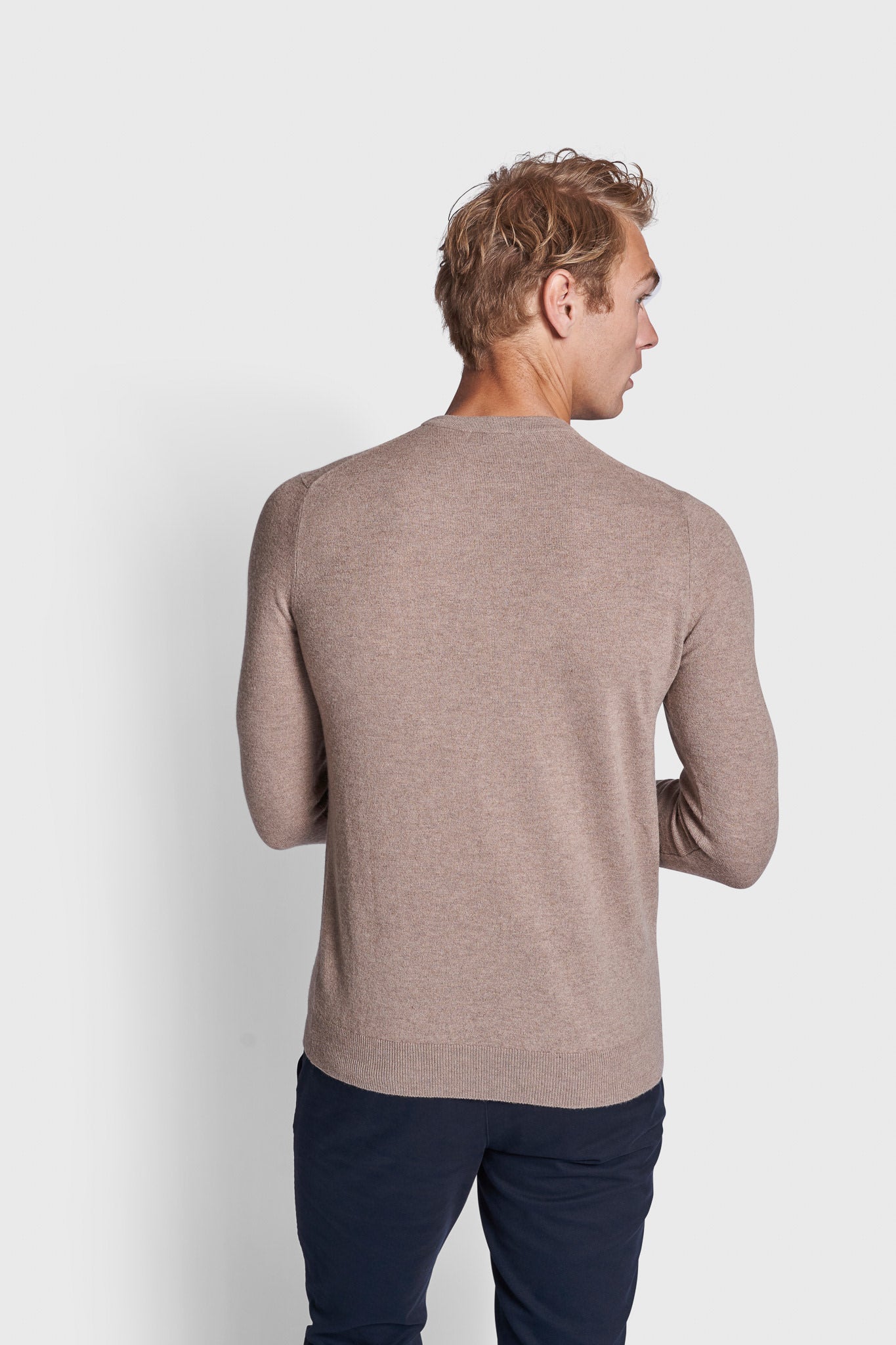 BS Nadal Regular Fit Stickad tröja - Sand