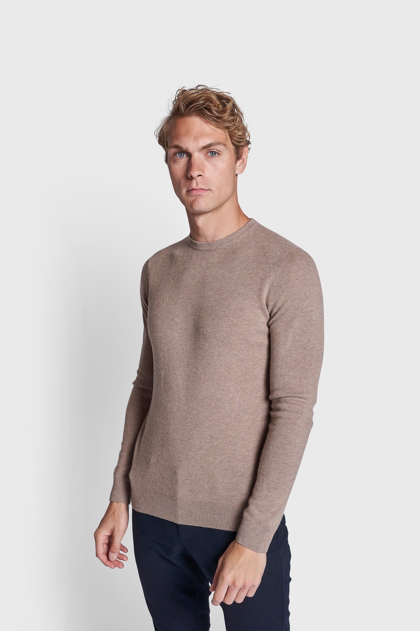 BS Nadal Regular Fit Stickad tröja - Sand