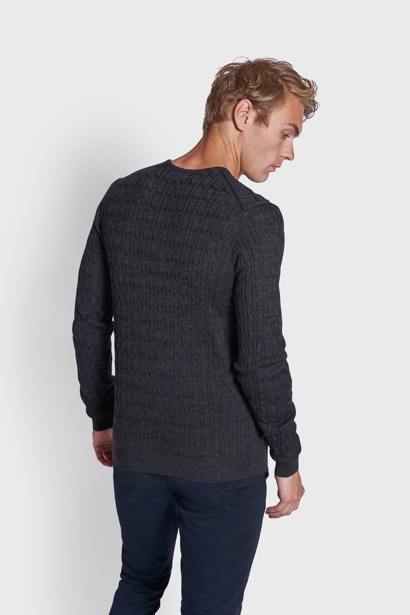 BS Kyrgios Regular Fit Stickad tröja - Grå