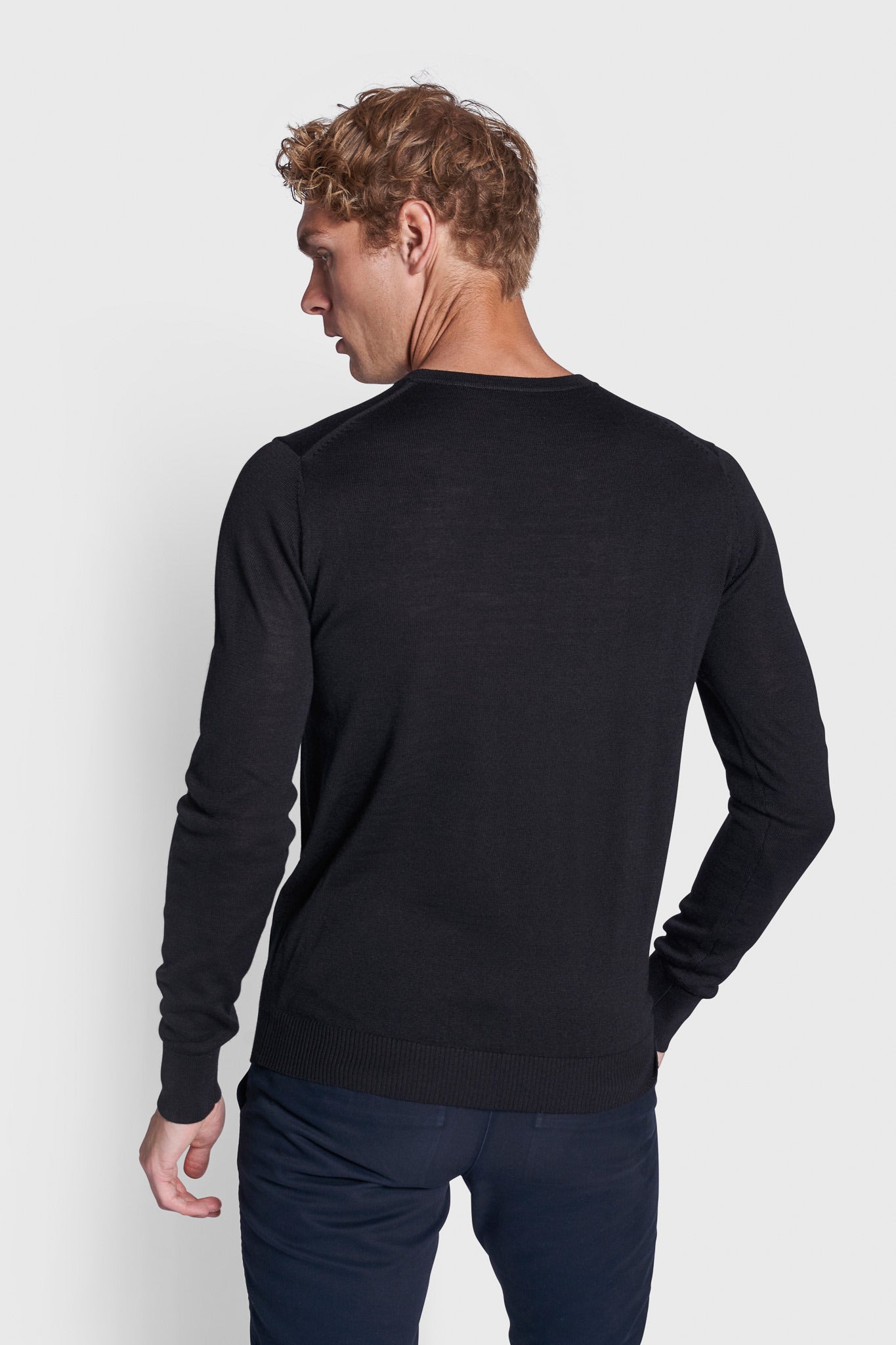 BS Neptune Regular Fit Stickad tröja - Black