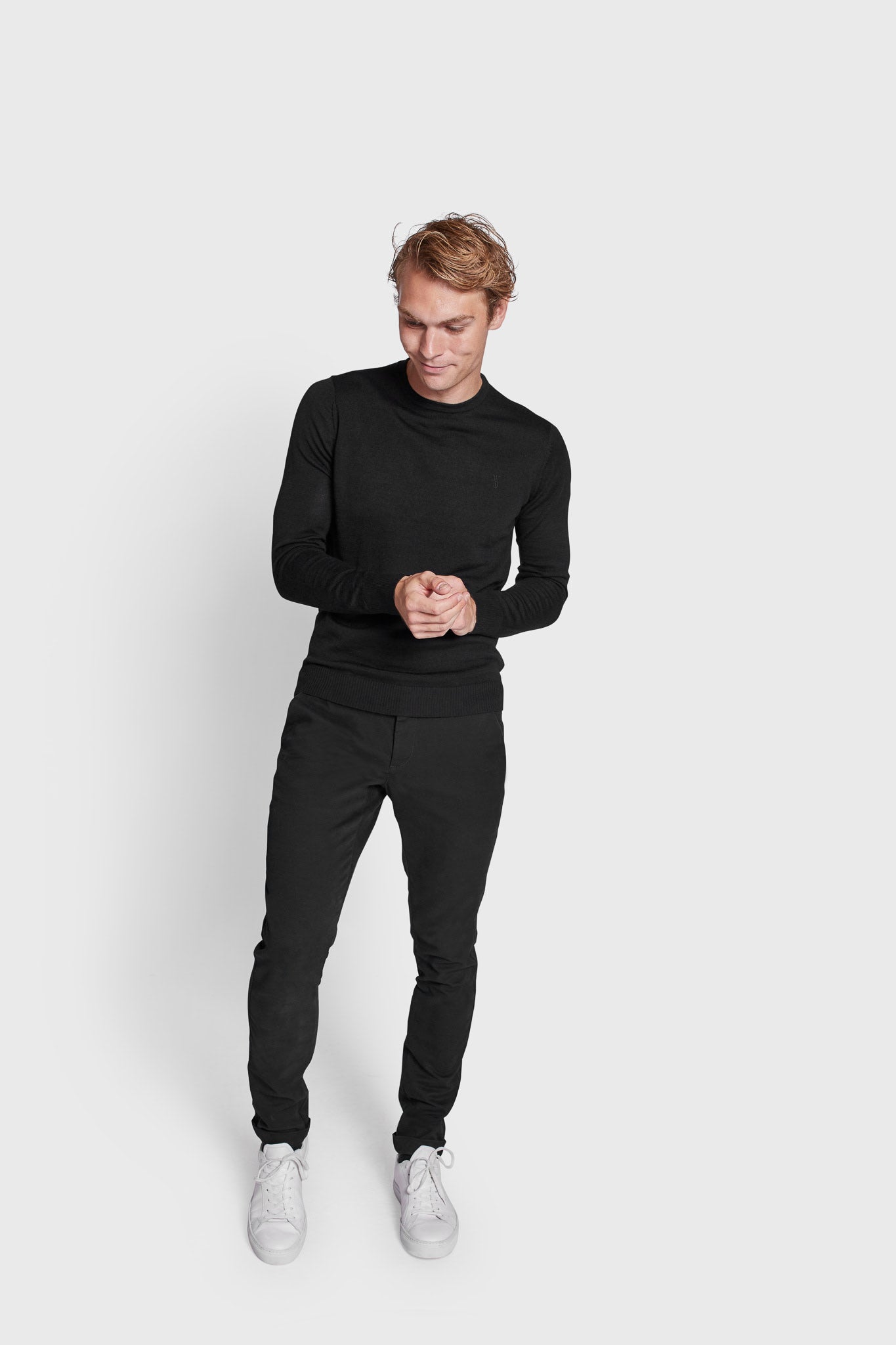 BS Lance Slim Fit Chinos - Svart