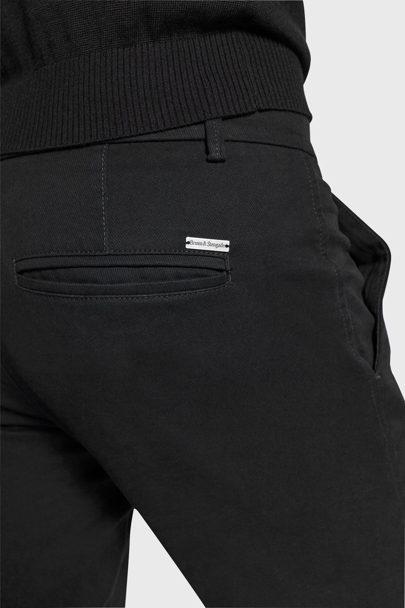 BS Lance Slim Fit Chinos - Svart
