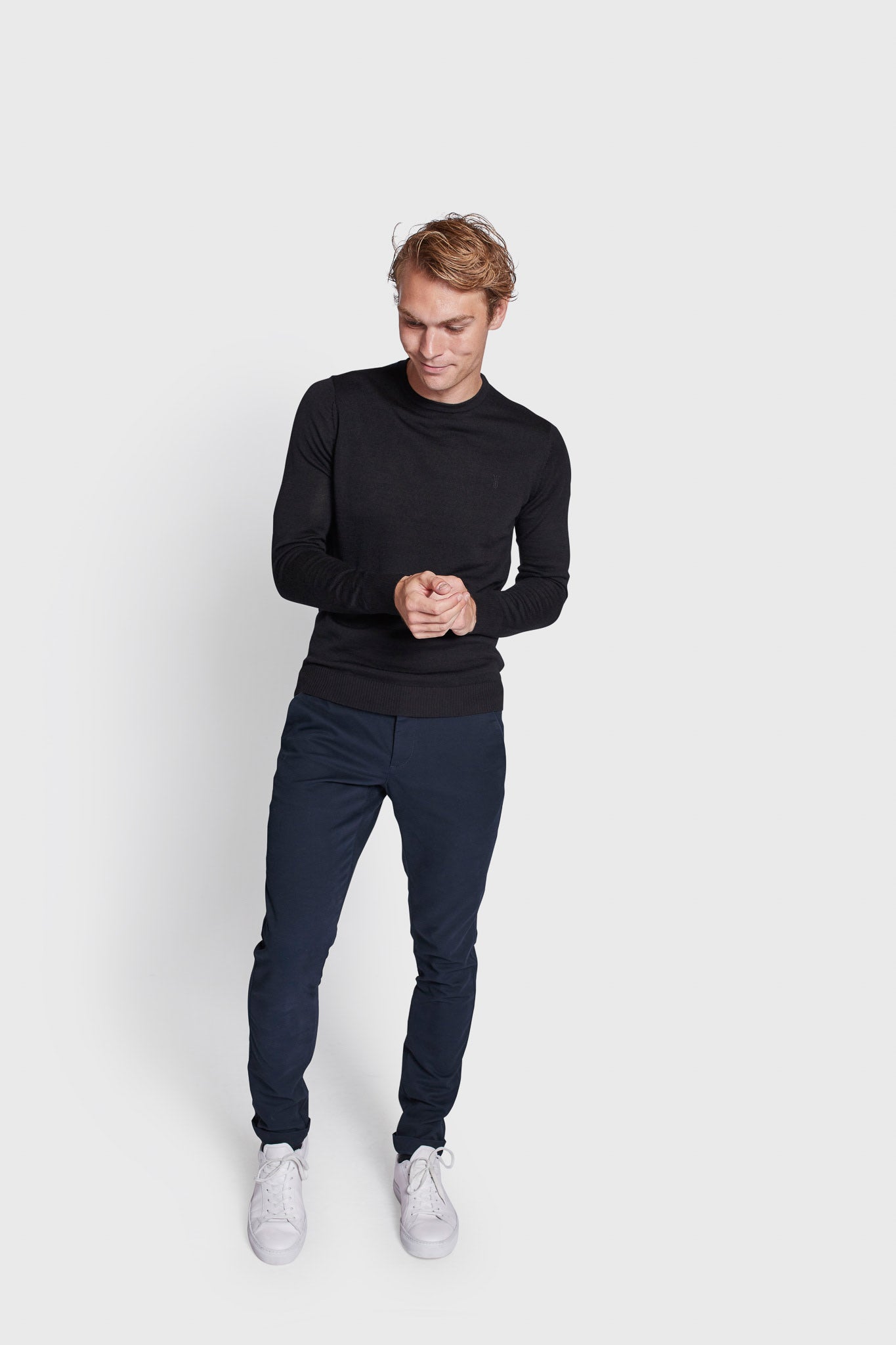 BS Lance Slim Fit Chinos - Navy