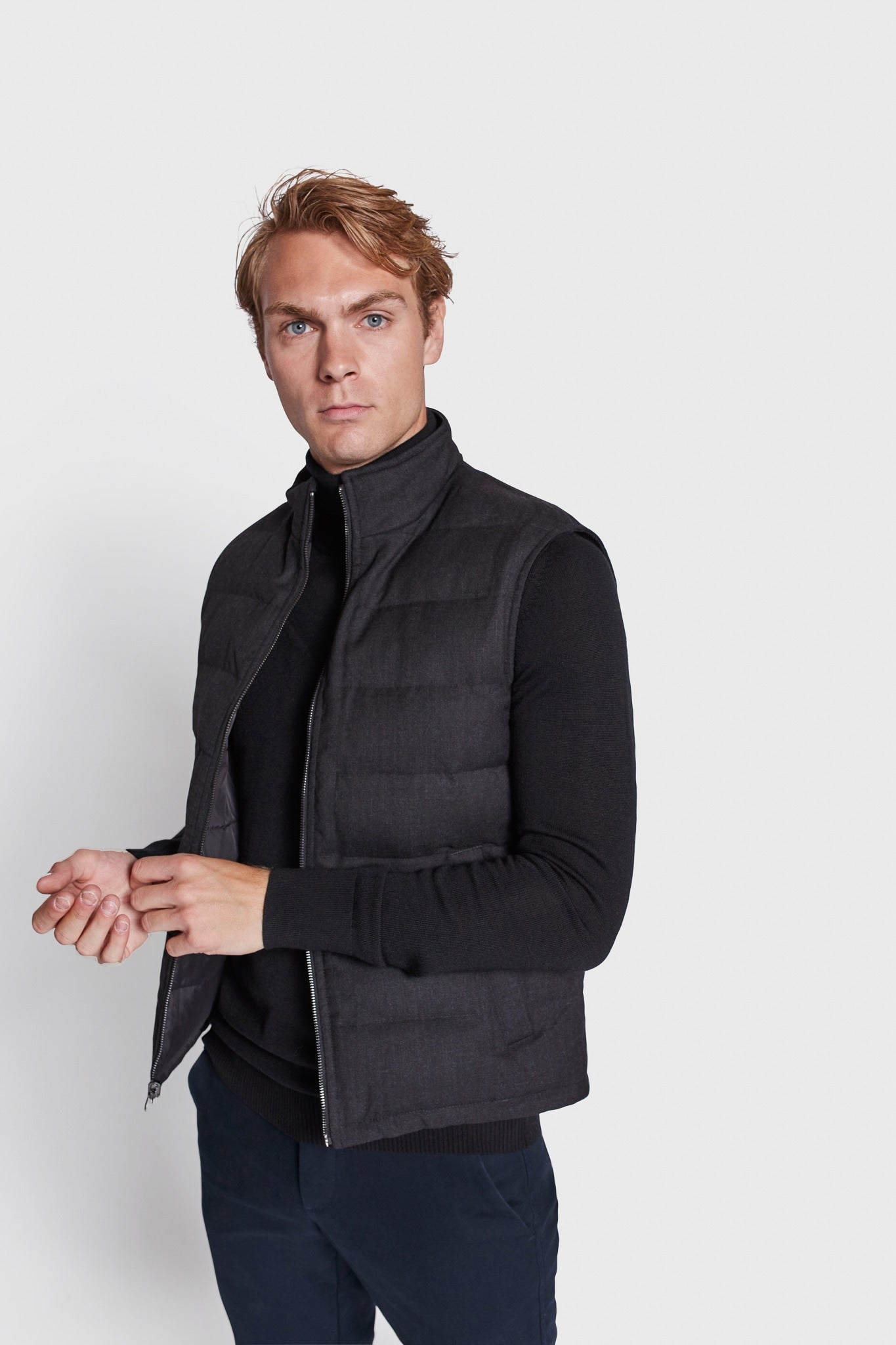BS Minnesota Regular Fit Västen - Charcoal
