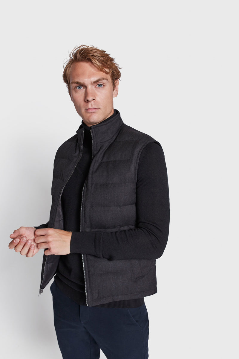 BS Minnesota Regular Fit Väst - Charcoal